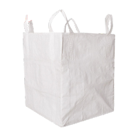 鸣固 吨袋 加厚吨包 全新吨包袋 集装袋 太空包加厚耐磨袋 四吊 90*90*110平底+扎口布