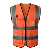 鸣固 反光衣 荧光橙 经遍布 XXL码 左胸印 龙佰集团+图标 橙色