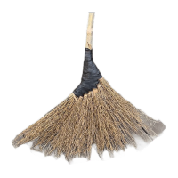 鸣固 环卫大扫把马路物业竹扫把 柏油路清扫竹柄大号笤帚 金枝竹扫把1.5米