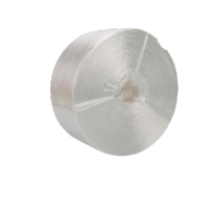 鸣固 打包绳大捆*2.6KG 全新料塑料绳子捆扎包装撕裂绳 草球扎口绳 搬家包书打包带 白色 KD11563