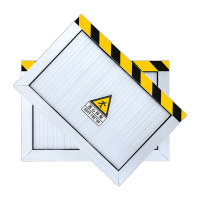 鸣固 铝合金挡鼠板 防鼠板 库房食堂配电室挡板 配电室仓库车库学校食堂门挡 90*50cm KD056323