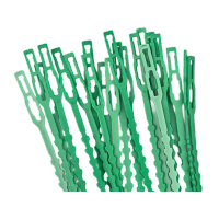 鸣固 绿色鱼骨扎带多用途鱼骨刺绿色园林绑扎带鱼骨扎线 9mm*160mm50条