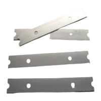 鸣固 铲刀刀片 清洁刮污刀片 玻璃瓷砖刮刀片 地板墙皮瓷砖铲刀刀片 (10片装)LC5004