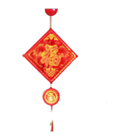 鸣固 2022新年元旦发光福字春节挂灯3D门福过年室内装饰灯门口挂饰商场小彩灯电池款 方形-事业福+福袋ZL5227