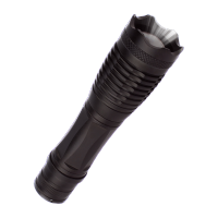 鸣固 应急手电筒强光 超亮变焦远射USB 可充电式LED户外骑行迷你便携家庭用 PN-25