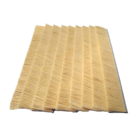 鸣固 清洁毛刷 抛光剑麻条刷耐磨结实 耐用滚刷 毛刷辊批发排刷 200*60*4.5mm 5只