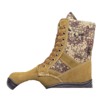 鸣固 森林消防防火鞋应急救援靴作训靴户外靴沙漠靴防砸防穿刺 1005沙漠黄 45