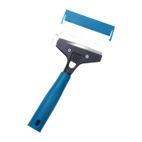 鸣固 清洁铲刀云石刮刀不锈钢手动美缝刀商用家务清洁用具 标准北欧蓝