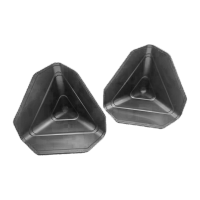 鸣固 塑料三面护角 快递纸箱护角 家具包边保护角 黑色60mm(200个)