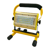 鸣固 充电式LED投光灯 户外应急照明灯便携移动手提led泛光灯射灯充电灯工作灯 LED大功率投光灯35W ZP1360