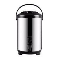 鸣固 双层发泡保温桶 工业不锈钢储水桶 大容量储水储物桶 16L 颜色请备注 默认发黑色