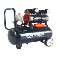 鸣固 应急用防汛用无油空压机 220V 应急无油大型空气压缩机维修木工钉枪打气泵 1680-35L