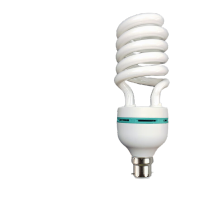 鸣固 螺口节能灯 三基色B22大口螺口球泡客厅厨房大功率瓦数光源商用灯泡 卡口白光大半螺85W ZL4547