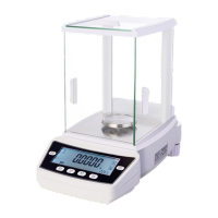 鸣固 万分之一电子天平分析天平实验室 高精度天秤电子秤精密称 FA2004 外校准200g/0.1mg