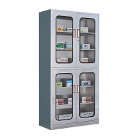 鸣固 201不锈钢储物柜药柜展示柜器械工具柜工厂药厂存储柜仪器柜 等器柜