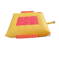 鸣固 防救生安全逃生高空防摔充气工地救护防坠落救援防护气垫8*6*2m 不带消防认证 KD836125