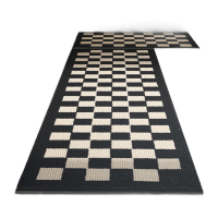 鸣固 地垫 酒店长条吸水吸油防滑脚垫可机洗耐脏地毯编织垫子长条棋盘地垫 45*180cm