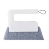 鸣固 二合一可拆卸窗户清洁刷塑料凹槽刷子无死角缝隙刷门窗玻璃凹槽刷 新款白色