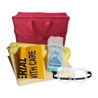 鸣固 化学品泄露便携式防溢应急处理套装30L防化类