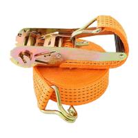 鸣固 货物捆绑带 捆带拉紧器 紧绳器 行李箱捆绑器摩托车汽车货物涤纶捆绑带 50mm*10m整套带钩