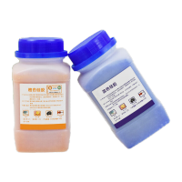 鸣固 工业干燥剂除湿防潮 蓝色变色硅胶颗粒防潮珠防潮剂 可重复使用瓶装500g CD381742