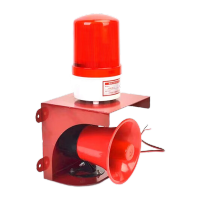 鸣固 马达报警器电动风螺报警器高音金属壳消防报警器MS-190/12V