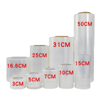 鸣固 pe缠绕膜打包膜 塑料工业保鲜打包围膜 PE高15cm[375g左右]