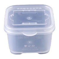 鸣固 食品留样盒 250毫升单格[5个装]