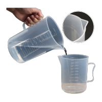 鸣固 塑料量杯 带把手5000ml KD417366