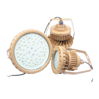 鸣固 led防爆灯仓库厂房加油站专用30W50瓦100W150W防水圆形泛光路灯 I型50W足瓦