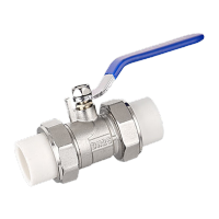 鸣固 ZL1070 球阀 国标双活接热熔球阀 电镀PPR双活接黄铜球阀 3121 DN20