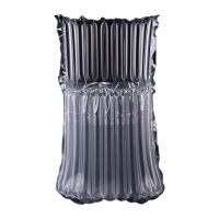 鸣固 气柱袋奶粉 防摔震气泡柱充气防震 可装20cm高奶粉罐 未充气 11柱22cm宽20cm高(25个装)厚款