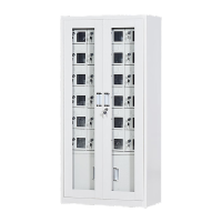 鸣固 手机充电柜多门带锁集中储存柜学校医院工厂手机柜外玻48门带下柜