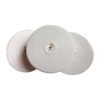 鸣固 电机维修白纱带手工绑带电工线圈捆绑扎带涤棉热收缩白布带 [棉质]2.5cm*25m