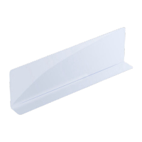 鸣固 分隔板 透明PVC磁吸 磁性商品挡板货架隔板 无磁款 35*4*6cm 10只