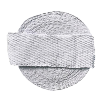 鸣固 石棉带隔热防火耐高温无尘石棉带挡火带排气管隔热布带 [优质加厚]宽50mm*厚5mm*长12米