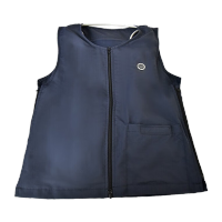 鸣固 消防降温背心 水冷冰袋马甲消防高温防暑背心服 藏青色3XL