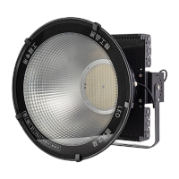 鸣固 ZP1346 LED塔吊灯 户外广场灯建筑工地照明灯 球场投光灯射灯 车间仓库厂房探照灯工程灯 旋风双罩1200W