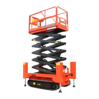 鸣固 履带式高空作业平台升降车 电动液压支腿式升降平台6/8/10米剪叉式升降平台车 液压支腿式 0810LDS款