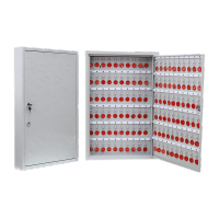 鸣固 钥匙柜钥匙管理箱物业房产汽车钥匙收纳盒储物柜 126位