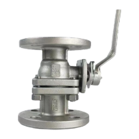 鸣固 304不锈钢法兰球阀 手动直流式球阀 耐潮湿耐生锈固定球球阀 DN100 KD9651