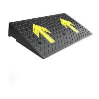 鸣固 台阶垫斜坡垫 门槛马路牙子 汽车上坡垫 100*50*9cm