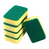 鸣固 加密海绵擦 洗碗海绵擦 百洁布 清洁刷海绵 11*7*3cm 20片装LC8106