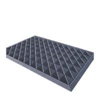 鸣固 三合一模块地垫防滑脚垫单刷灰底灰刷75cm*120cm高2.5cm