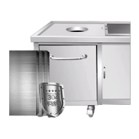 鸣固 不锈钢收残台商用收餐车酒店食堂厨房餐厅餐具垃圾残食收集回收车 201不锈钢 900*550*950mm 0.8厚