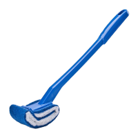 鸣固 ZJ6231新款纤维马桶刷 洁厕刷无死角软毛刷 卫生间坐便器刷子 白色