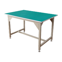 鸣固 防静电工作台重型实验桌电子厂流水线防静电面板车间工厂塑料台面操作桌150*60*75CM
