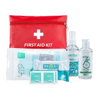 鸣固 复工防护套装随身便携健康包急救健康包用品酒精棉片