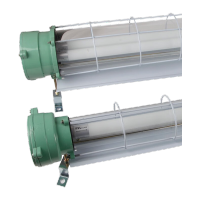 鸣固 LED防爆灯隔爆型仓库厂房单双管荧光灯T8日光灯管BPY防潮灯三防灯 1.2米单管防爆荧光灯 LED 1*16W