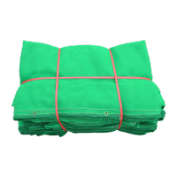 鸣固 建筑外架阻燃密目网电梯防坠网工地脚手架防护网绿色盖土网密目安全网 阻燃2600目(1.5*6m)